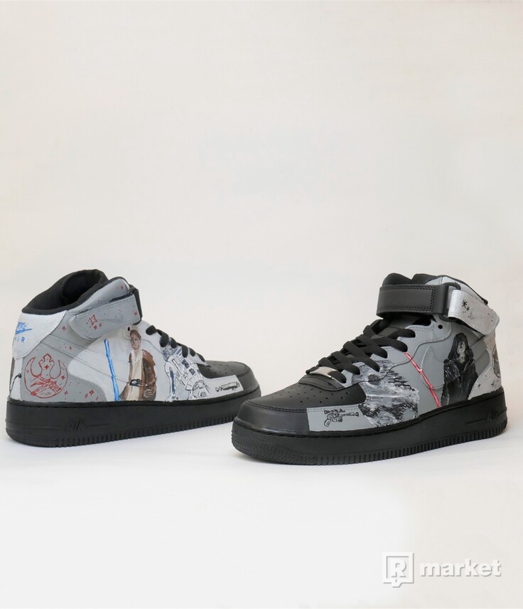 Star Wars Air Force 1 custom Nike Air Force 1 MID "Star Wars". | REFRESHER Market