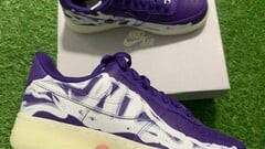 Nike Air force skeleton purple