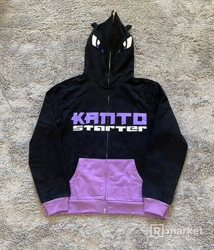 Kanto Starter Psy Strike Full Zip Hoodie - Black/Purple