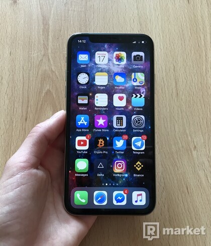 iPhone X 64GB biely v záruke, neblokovaný