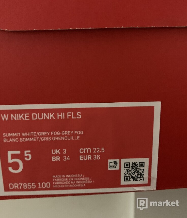 Nike Dunk High Grey Fog (W)