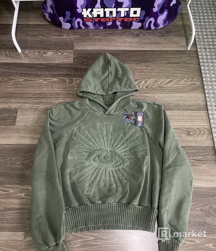 House of Errors Quilt Chain Hoodie Emerald | REFRESHER Market House of Errors Quilt Chain Hoodie Emerald | REFRESHER Market