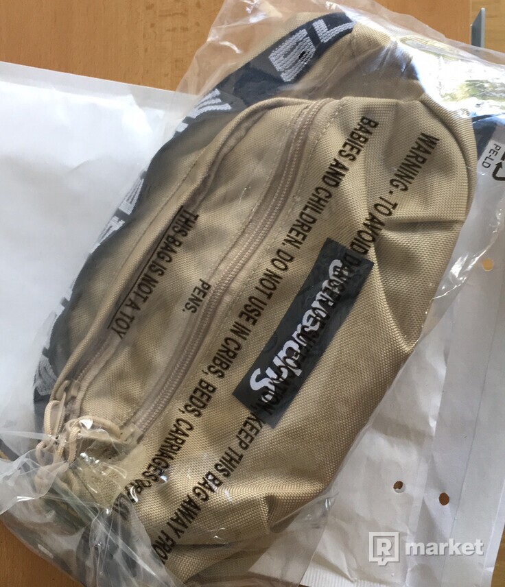 Supreme waistbag ss18 Tan