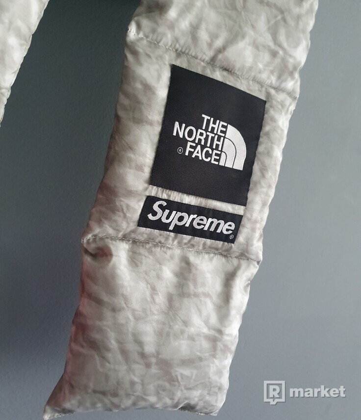 Supreme X North Face Paper Print Scarf