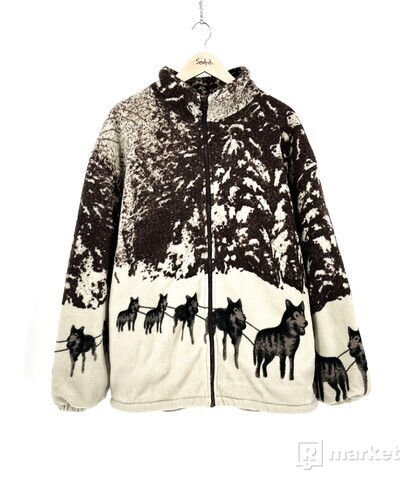 Siberian Husky Fleece Jacket