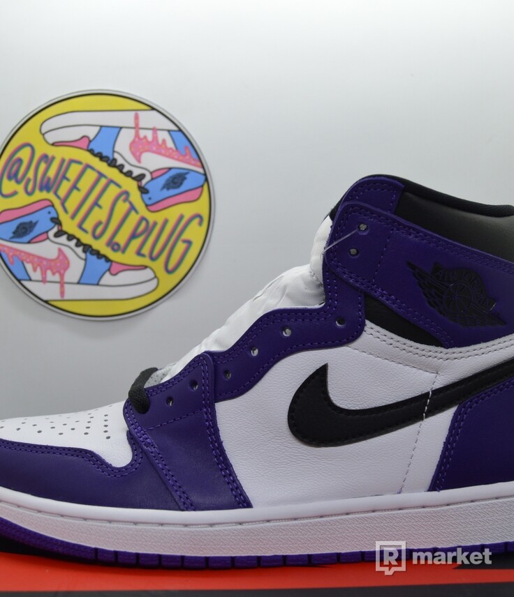 Air Jordan 1 Retro High Court Purple White