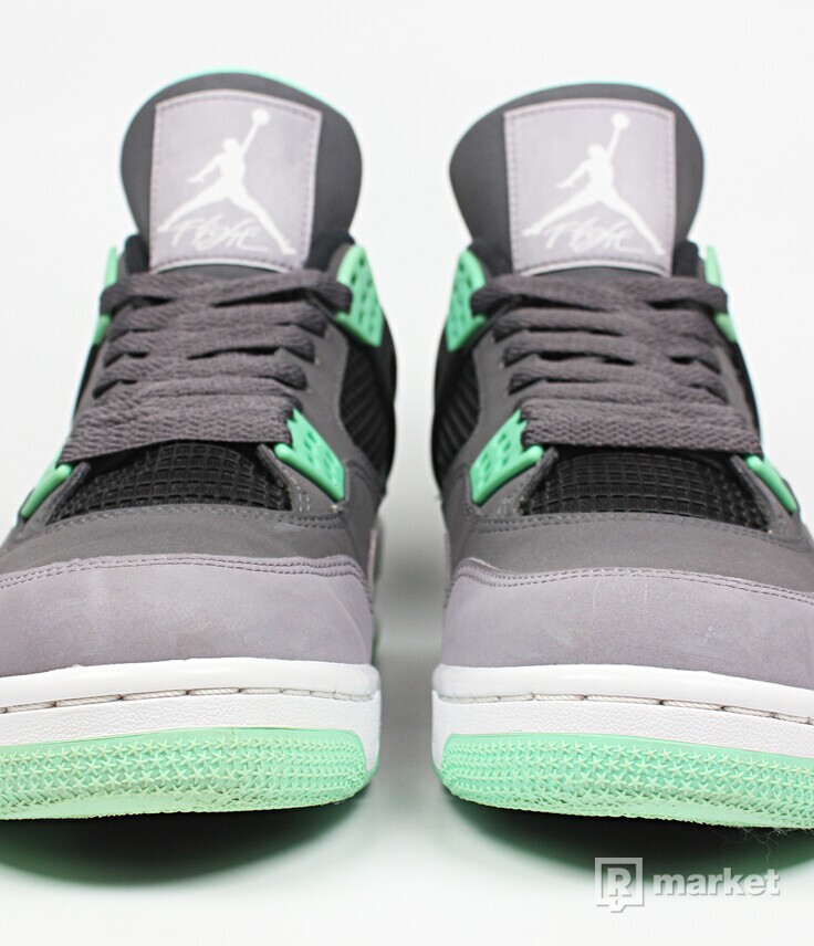 Air Jordan Retro 4 "Green Glow" 2013