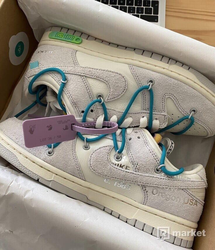 Nike Dunk Low x OW lot 36
