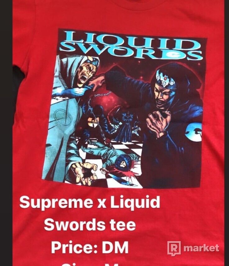 Supreme Liquid Swords Tee Red