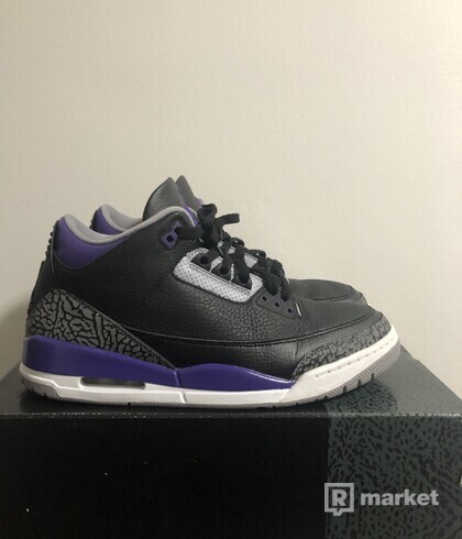 Jordan 3 court purple