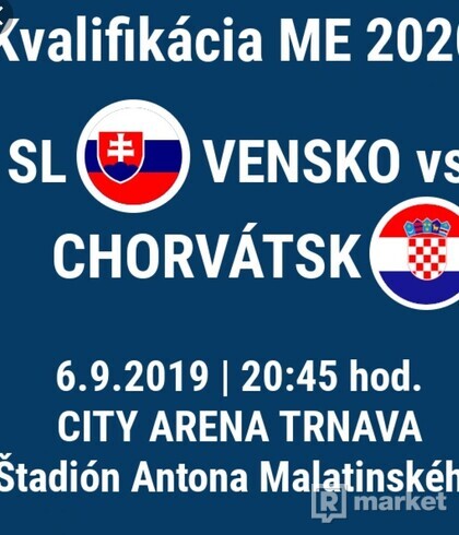 Listky na futball Chorvatsko vs Slovensko