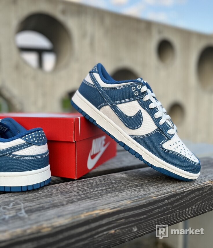 Nike Dunk Low Industiral Blue Sashiko