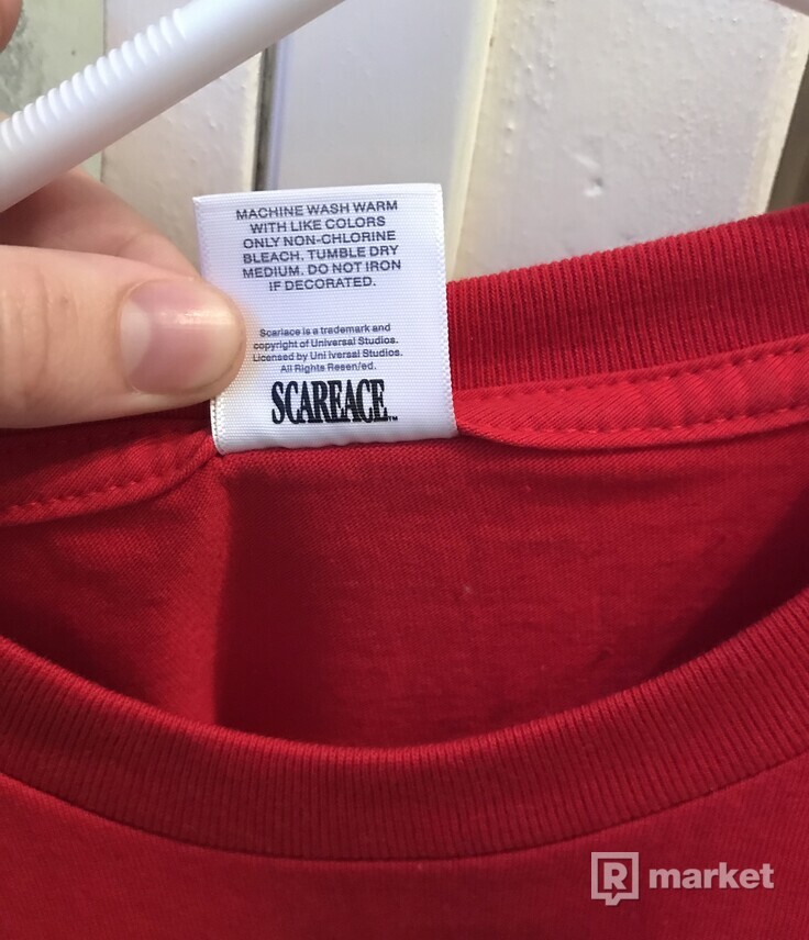 Scarface Supreme tee red