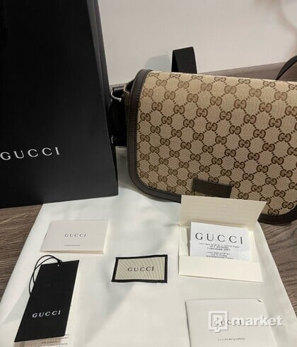 Gucci crossbody guccissimo bag