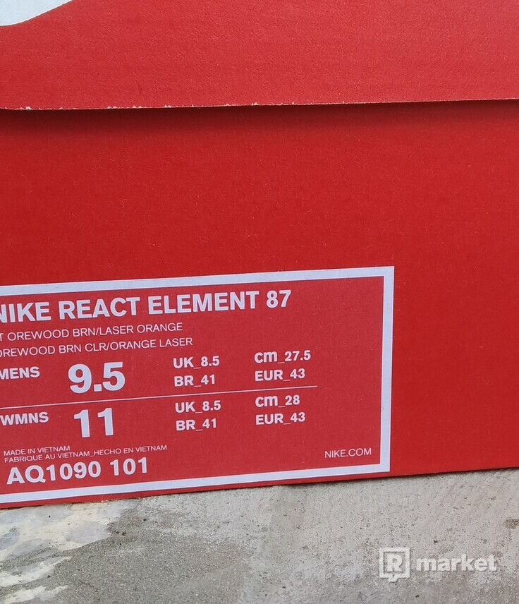 Nike React 87 light orewood