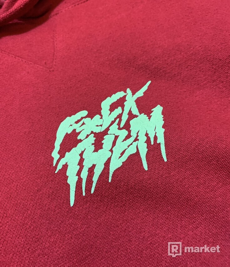 F*CK THEM winter logo hoodie