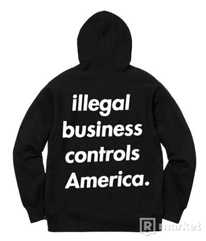 Supreme Illegal business controls America hoodie Supreme Jellyfish Tee