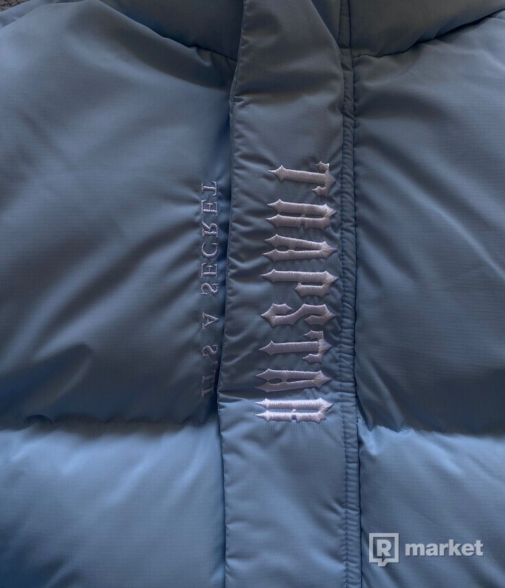 Trapstar Decoded 2.0 Puffer Jacket - Ice Blue
