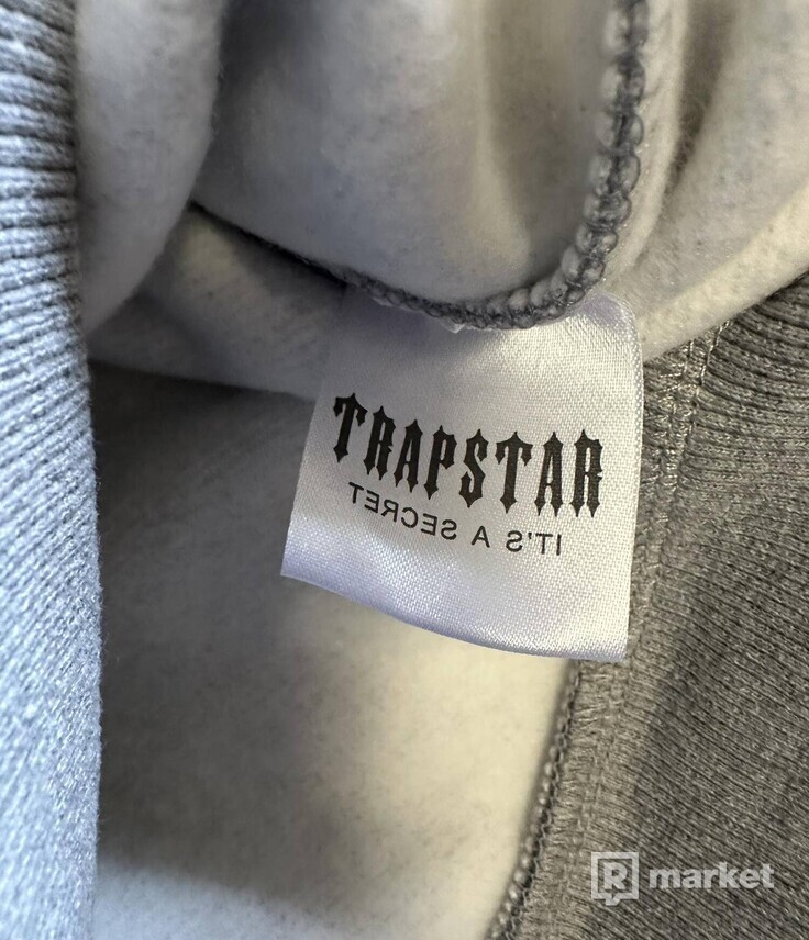 Trapstar Chenille Decoded Hooded Tracksuit - Grey Ice Flavours 2.0