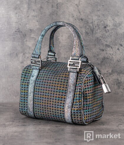Fendi Multicolor Forever Mini Boston Handbag kabelka