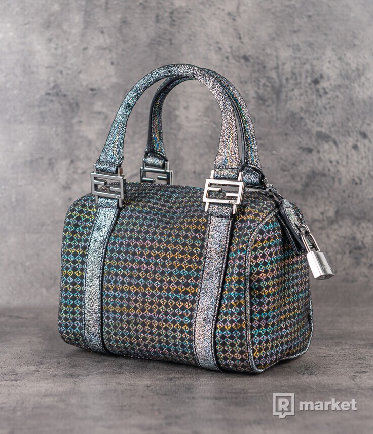 Fendi Multicolor Forever Mini Boston Handbag kabelka