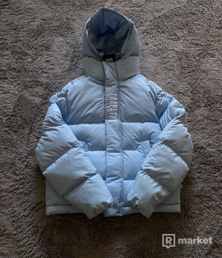 Trapstar Decoded 2.0 Puffer Jacket - Ice Blue