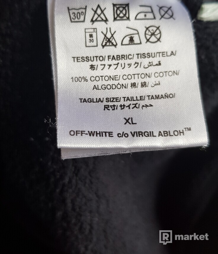 Off White Chirico mikina XL