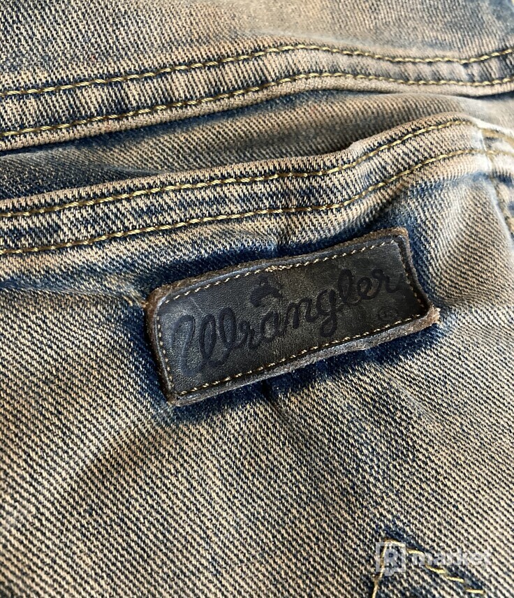 Wrangler stacked jeans