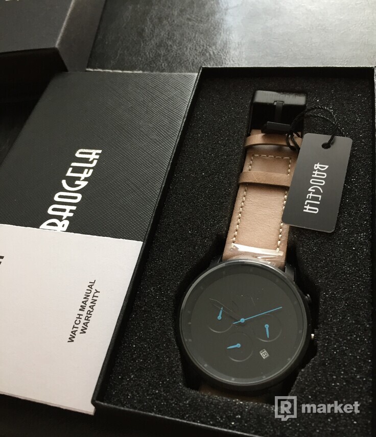 Nové luxusné baterkové hodinky Baogela