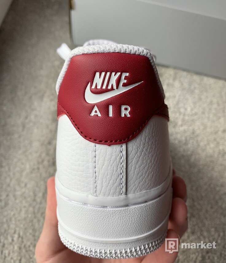 Nike Air force red swoosh