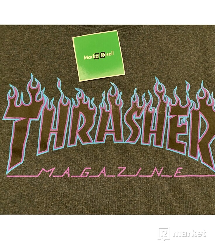 Thrasher Flame Logo Tee